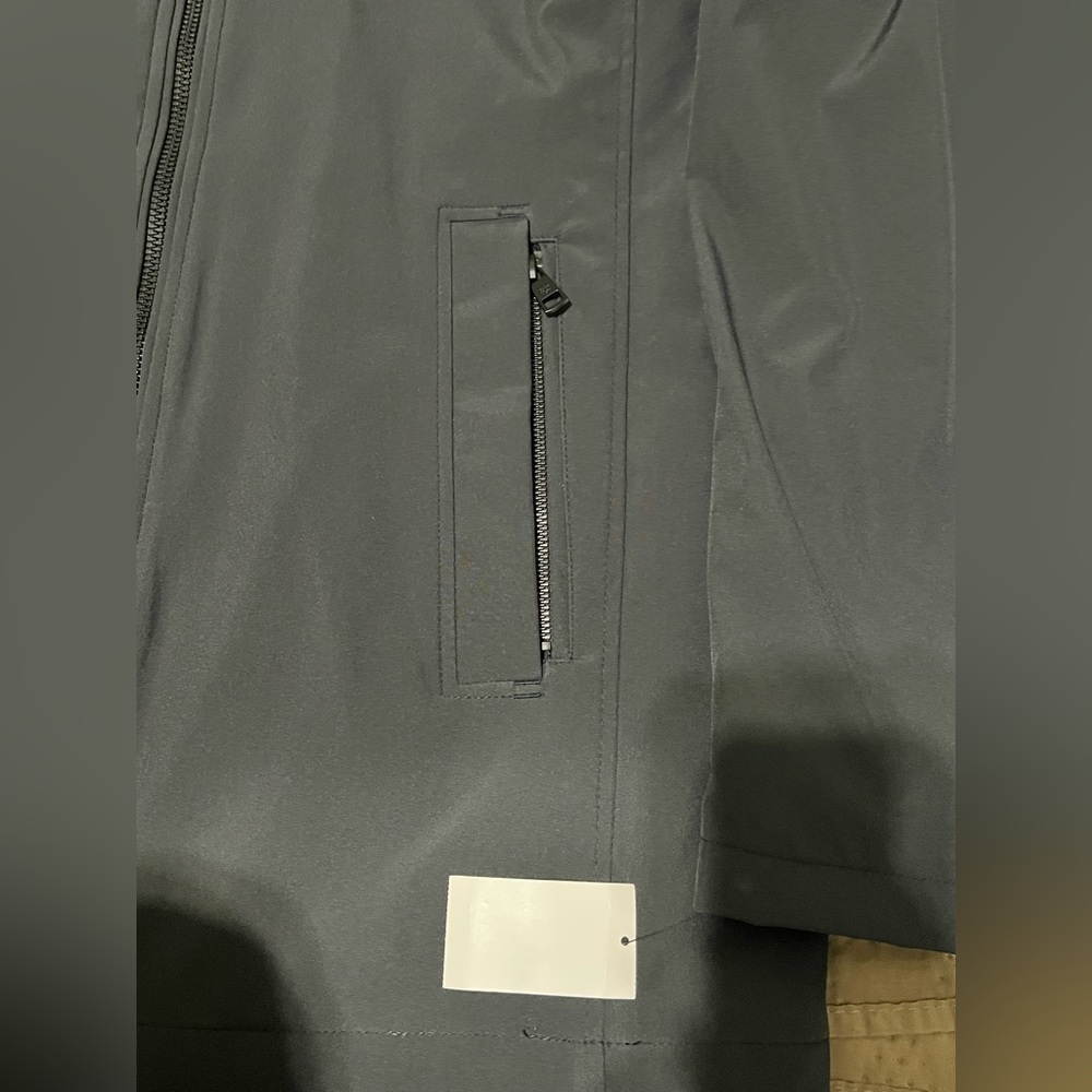 Calvin Klein Men’s Infinite Stretch Jacket with Polar Fleece Lined Bib-S Black - Picture 5 of 12